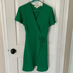 Monteau Vibrant Green Mini Dress